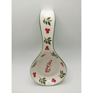 Potters Studio Christmas/Winter Holly Berry Spoon Rest